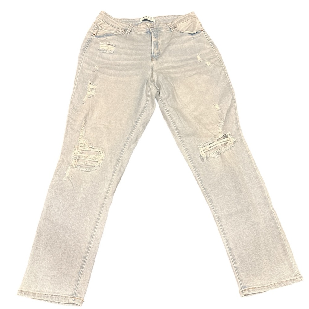 Wax Jean Women's Light Blue Straight Leg Jeans